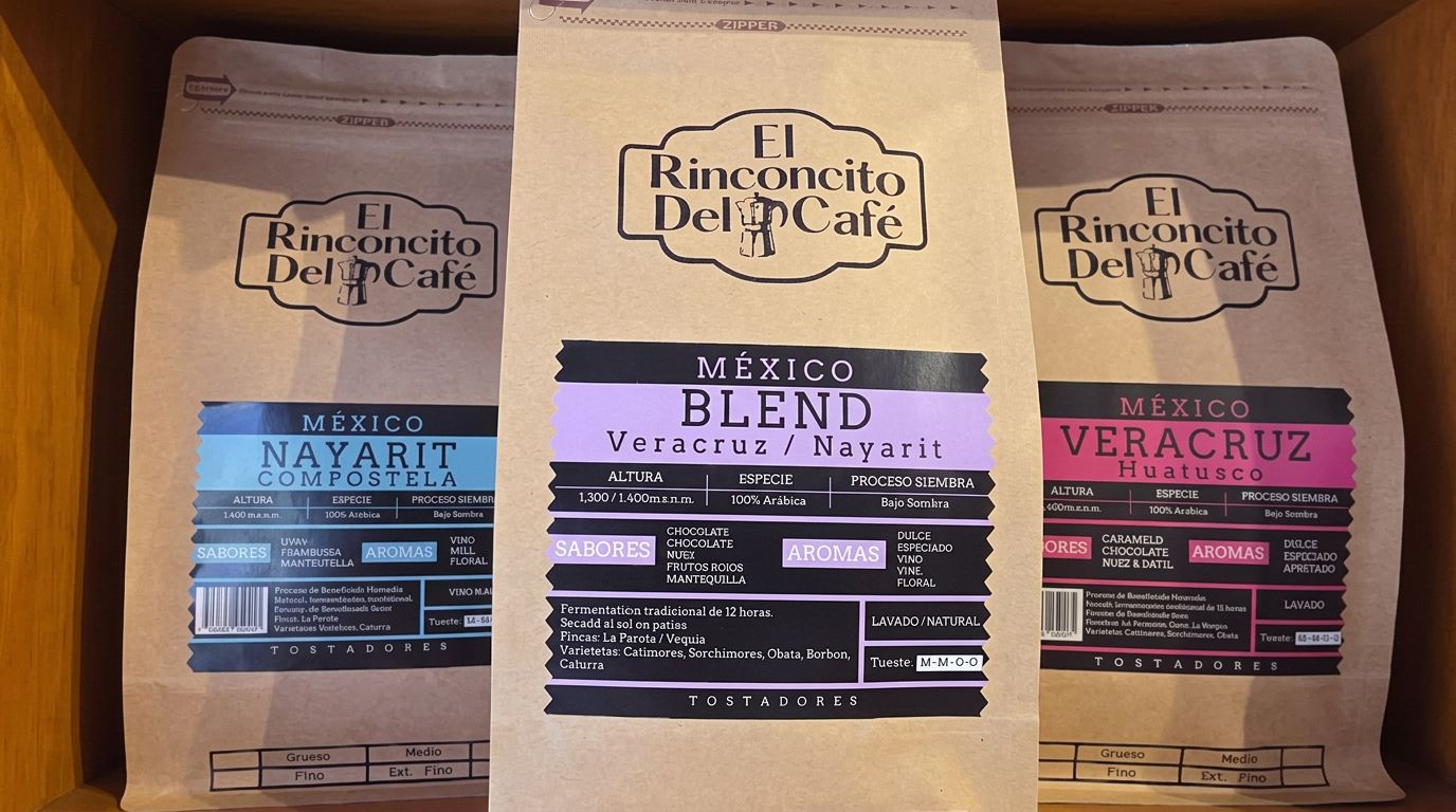 Café en grano en El Rinconcito del Café